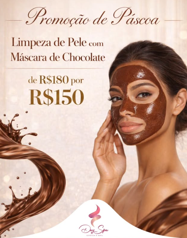 mascara de chocolate